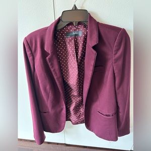 Maroon women’s blazer